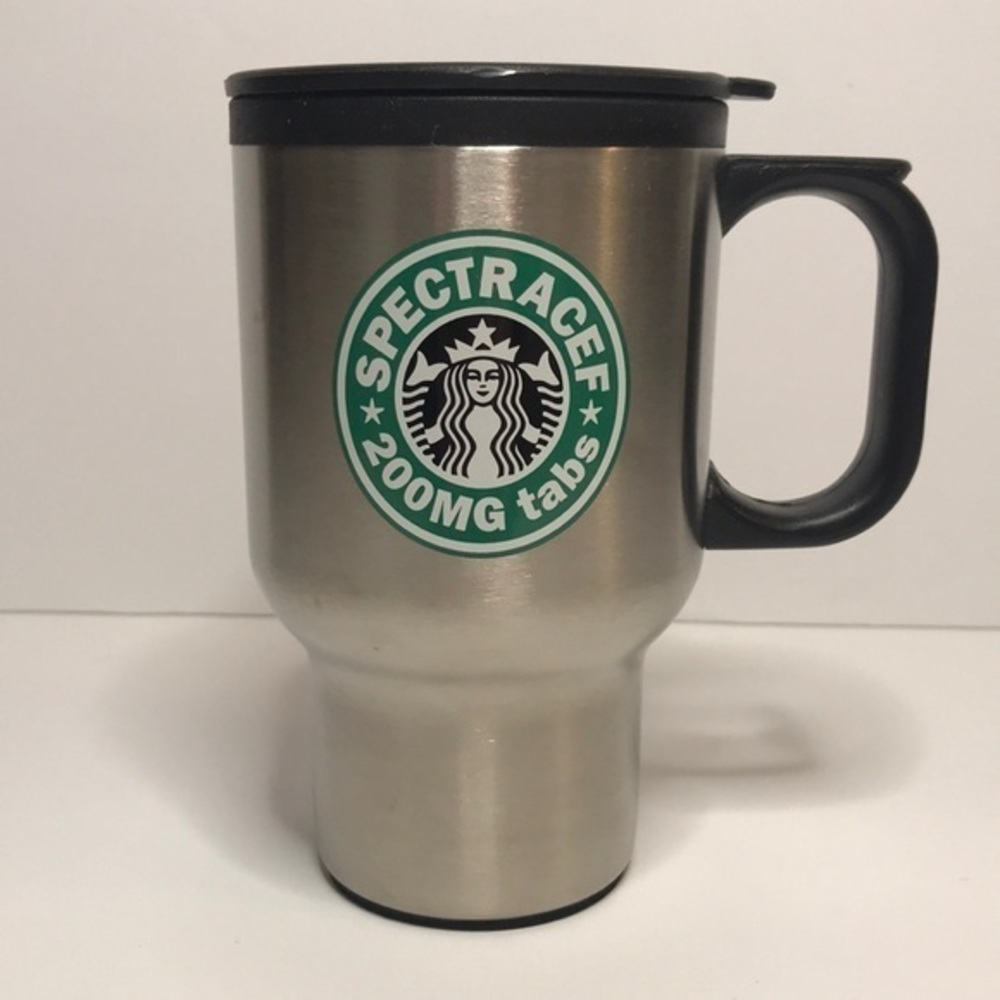 “Spectracef‎ 200mg Tabs” Coffee Thermos Hot/Cold Drink Holder